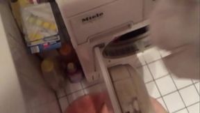 CUMMING ON FRIENDS MOM BBW PANTIES AND PUTTING BACK INTO THE DRYER