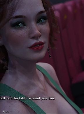 Being a Dik - Busty Redhead Girlfriend Sucks My Big White Cock in the Cinema
