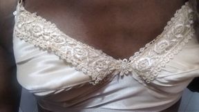 Ledy boy hot solo sex in silky bra