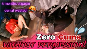 Training Zero Cums Without Permission! Femdom Ruined Orgasm Anal Fisting in Suspension Bondage Ballbusting Cumshot Real Homemade