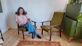 worshiping sexy leather boots av