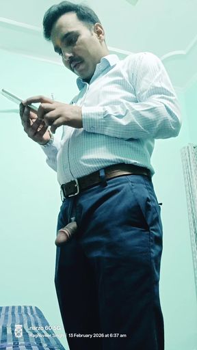 Enjoy morning bath and excercise with stepdaddy nude position