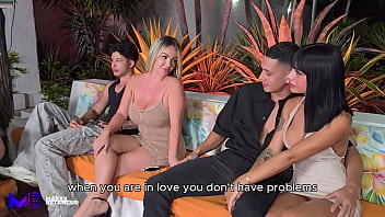 Colombian Latina cheats on her boyfriend with a big-titted stud