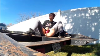 Love playing with my pussy out in my yard,I love the Excitment of being watched,cum watch me play!!!