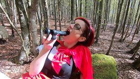 godons nous dans les boisje me gode en pleine foret, en deguisement de ...