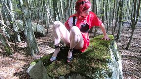 godons nous dans les boisje me gode en pleine foret, en deguisement de ...