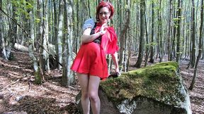 godons nous dans les boisje me gode en pleine foret, en deguisement de ...