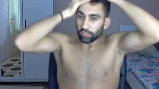 Turkish Gay hunk Playing hard with his cock - Xarabcam