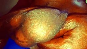 I can't believe he did this! Big black gay big dick amateur BBC cum load PT6
