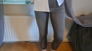 He won't let me go to the bathroom. I'm stuck in the guest room. And i have to pee...