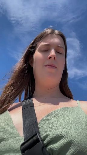 Sundress with no panties tranny in chastity