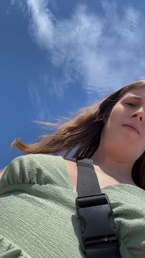 Sundress with no panties tranny in chastity