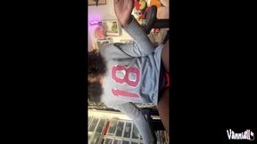 Black Trans Girl Vanniall Unloads Massive Cumshot in Full Webcam Show - Ebony Girldick BBC Masturbation Solo Cumshot