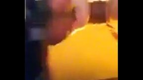 Blowjob in the kitchen