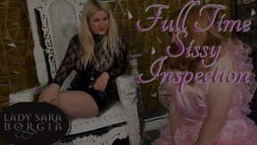 Full Time Sissy Inspection