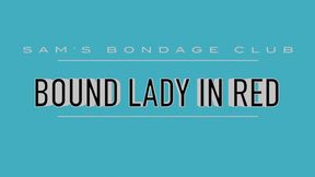 Izzie Robbins in Bound Lady in Red MP4LoRes