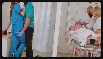 Blonde Nurse's Glory Hole Surprise