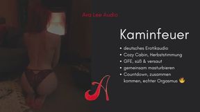 Kaminfeuer | Avalee Audio | German | JOI | Cozy | Mutual Masturbation | Countdown | Mach es dir gemütlich!