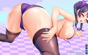 Live Waifu Wallpaper - Part 11 - College Girl with Big Boobs Fucked Hard by Loveskysan