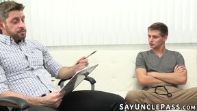 Johnny Ford helps twink Ashton Silvers in his sexual exploration