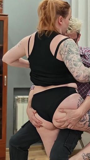 A Romantic Married Couple Returns From the Theater and Begins to Enjoy Each Other. They Kiss, Lick Pussy, and Have Sex.