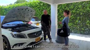 Car Wash Guy Can't Resist a Latina and Fucks Her in the Car - LUSTHUB