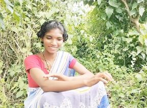 A girl was alone in her plantation when stranger was looked her then went near her and asked her pussy due to fucking