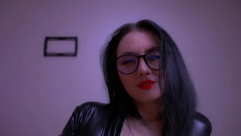 Naughty milf pegging her man&#039_s and gets cumshot.