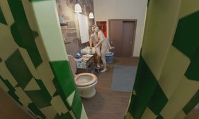 College Party Bathroom Quickie