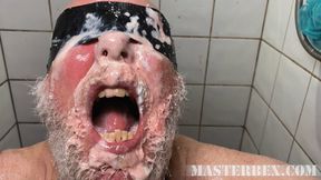 Brushing my teeth and spitting in slags open mouth - Master Bex - MP4 SD