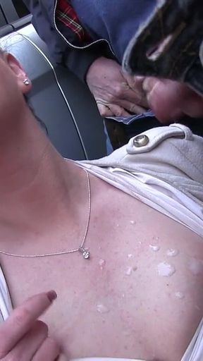 Dogging Cum Slut Cheating Wife MILF Sarah Kelly Loves to Sucks off Strangers and Get Covered in Cum