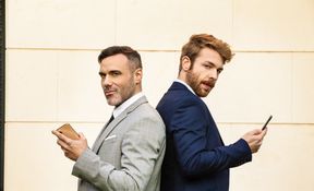 Two dudes show how suave they can really be