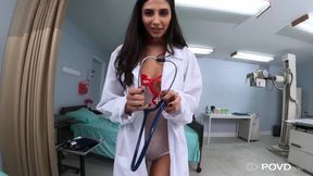 Lewd nurse Gianna Dior POV heart-stopping porn movie