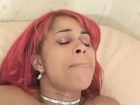 Pinky loves getting her juicy snatch filled by big black cock while