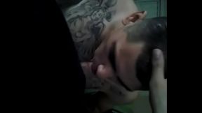 Latino Thug Homeboy suckin my dick