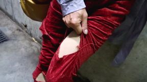 Wish Video Corduroy Pants Ripped, Piss and Cum