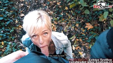 Skinny German Blonde Blind Date Destroyed Gushing Public