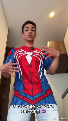 Jerking off While I Ride the Dildo