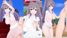 【エロゲーコイカツ！】アイドルマスター 幽谷霧子3DCG巨乳アニメ動画[Hentai Game Koikatsu!sunshine Idol Master Kiriko Yukoku]