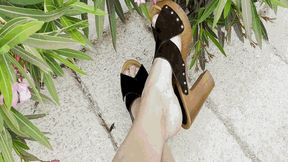 Sexy sandal dangling--2 MOV