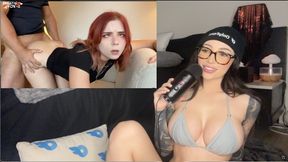 Sweetie Fox, Porn ASMR Reaction, Red Head Slut Gets Fucked By A Stranger - Amateur Willow Harper!