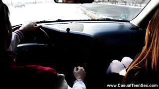 Casual Teen Sex - Alita Angel - Stranger warmed me up with sex