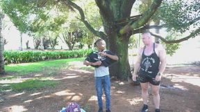 3-Way Size Difference Clothes Swap: Big Daddy, Elijah & Tiny Harold