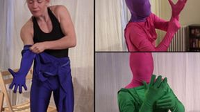 7 Layer Zentai Encasement with VeVe Lane (filmed 2014)