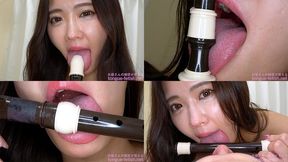 Narumi Hirose - Recorder Licking and to Smell it - MOV