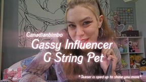 Gassy Influencers G String Pet