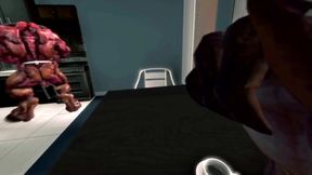 Doom Bacon Baron Breakfast cumshot gay 3D animation demon monster teratophilia