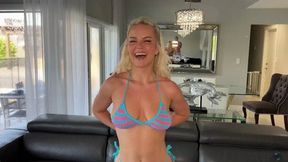 Hot Blonde PAWG SlimThick Vic Fucks Me Until I Cum on Her Face