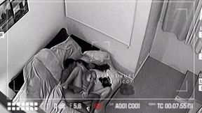 Sneaky Cam Films Horny Couple Banging Hard in Their Airbnb