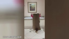 Tubside Display Of My Very Long Hair
